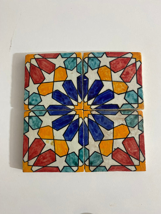 Bathroom Ceramic tiles Hand painted backsplash tiles 4"x4" 100% Handmade for Remodeling and kitchen Projects works wall and ground