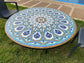 Mosaic Cocktail and dining Tables for Outdoor & Indoor round 100% handcrafted from Moroccan tiles