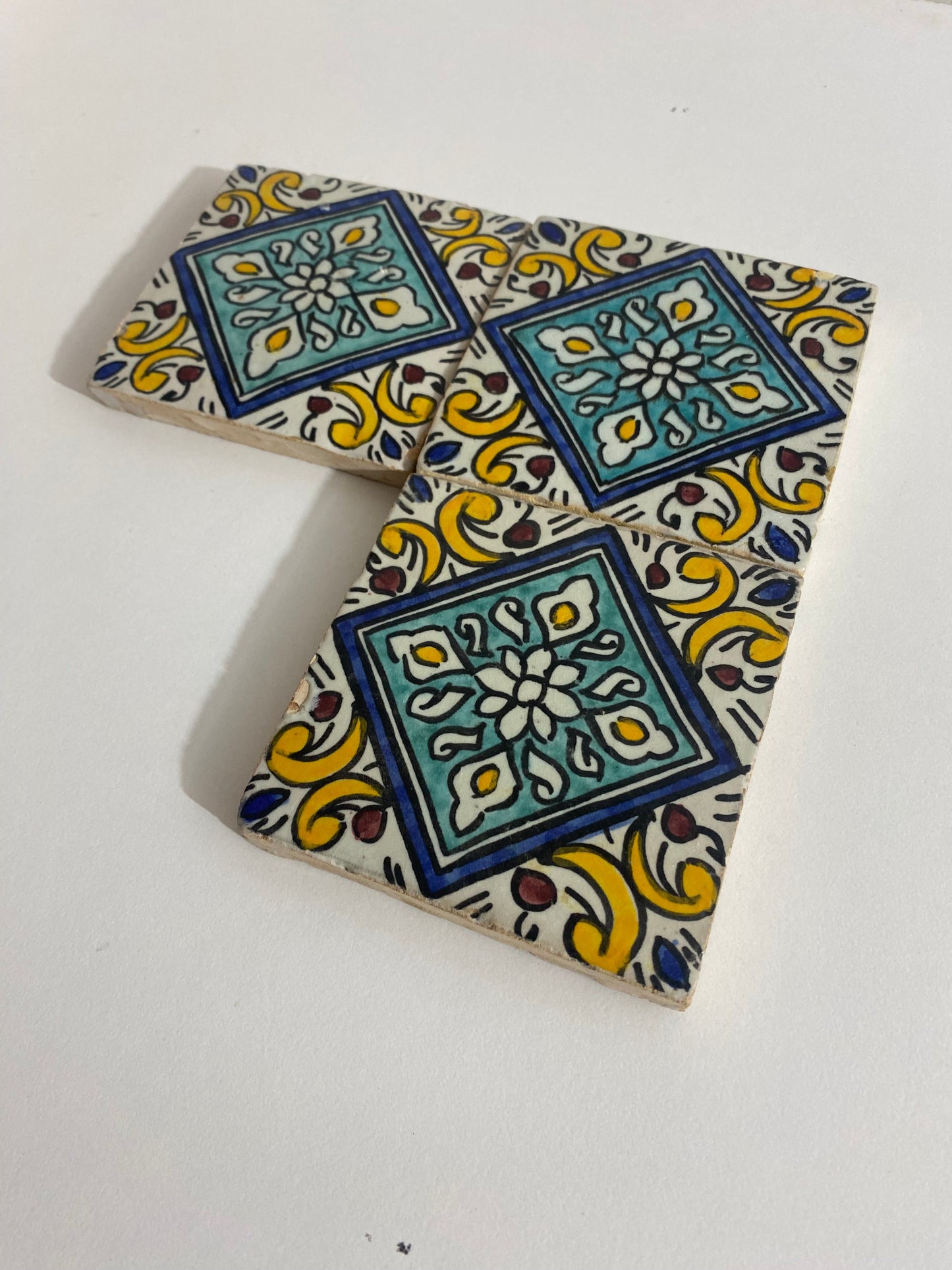 Moroccan Ceramic tiles Hand painted tiles 4"x4" 100% for Bathroom Remodeling and kitchen Projects works wall and ground