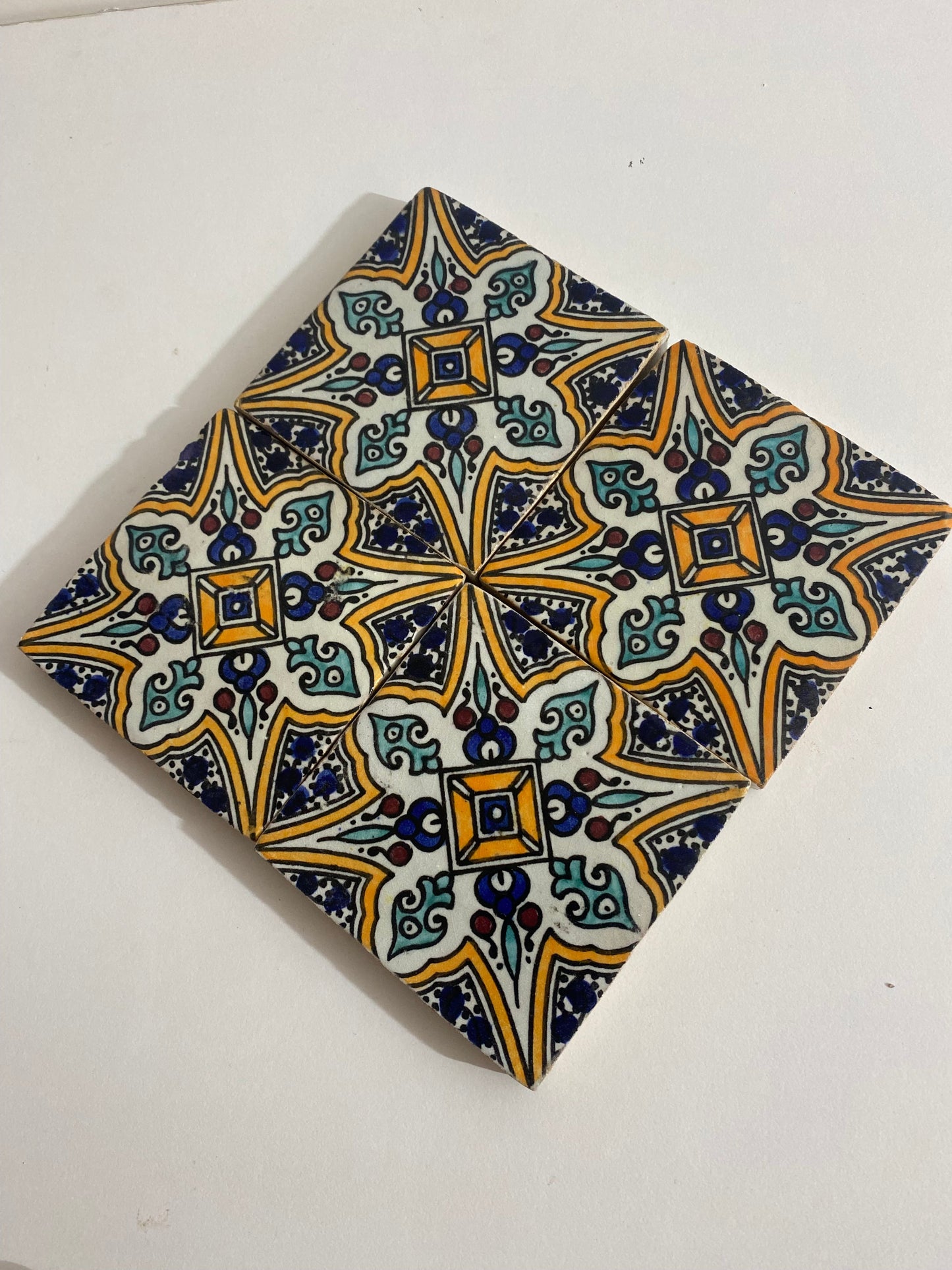 Marrakech Ceramic tiles Hand painted backsplash tiles