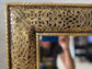 Moroccan Mirror - wall mirror - large mirror Gold color - handmade mirror - engraved Brass - free worldwide shipping