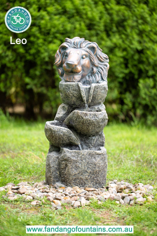 Leo Zodiac Horoscope Fountain